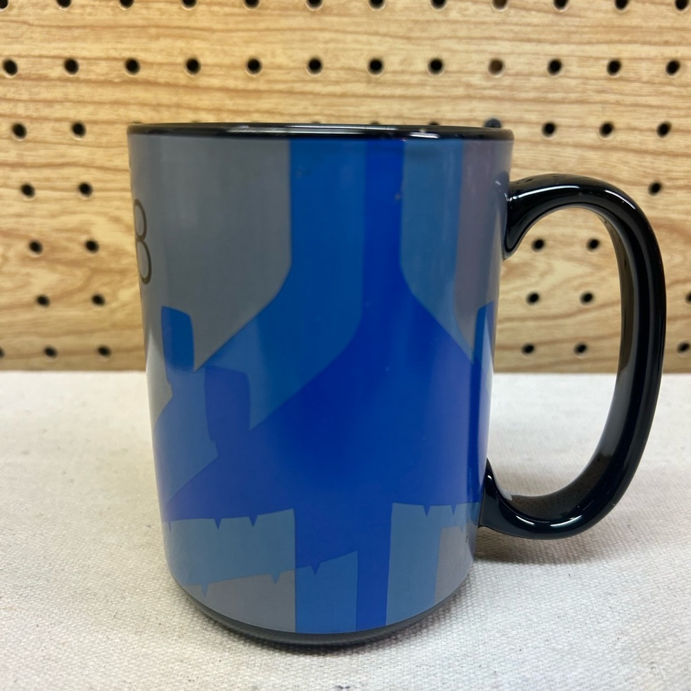 Boeing 747-8 aircraft Blue and Gray Mug